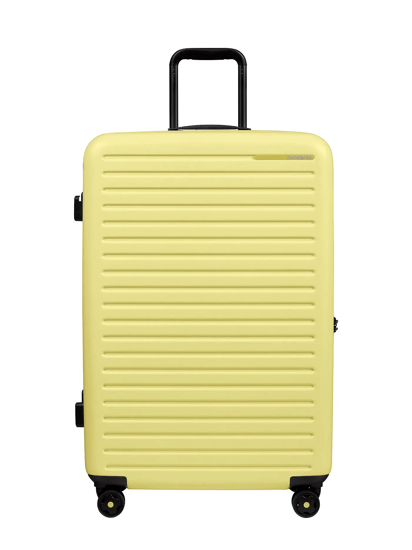 SAMSONITE | Trolley Stackd Spinner 75cm black | gelb
